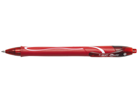 BIC Stylo à encre gel Intensity Quick Dry, rouge