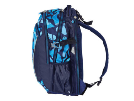 herlitz Sac à dos scolaire Ultimate 'Camo Blue'