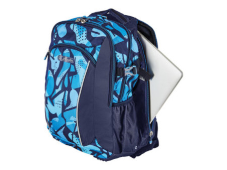 herlitz Sac à dos scolaire Ultimate 'Camo Blue'