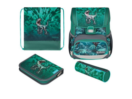 herlitz Cartable Loop Plus 'Green Rex'