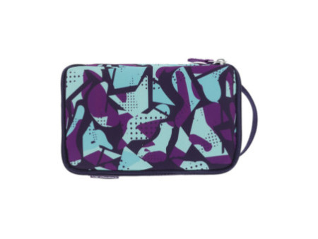 herlitz Trousse 2Go 'Camo Purple'