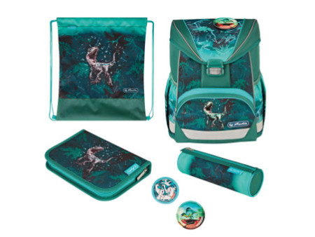 herlitz Cartable UltraLight Plus 'Green Rex'