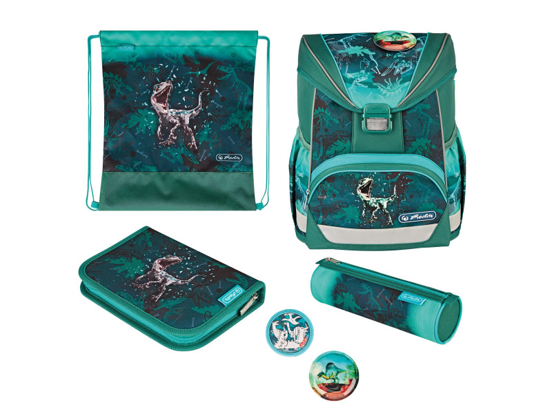 herlitz Cartable UltraLight Plus 'Green Rex'