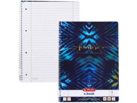 herlitz Cahier à spirales New Batik 'Fearless', A4