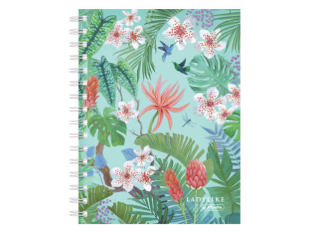 herlitz Carnet à spirales Ladylike 'Jungle', A5