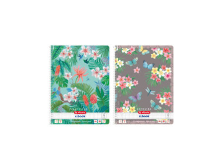 herlitz Cahier à spirales Ladylike, A4, quadrillé