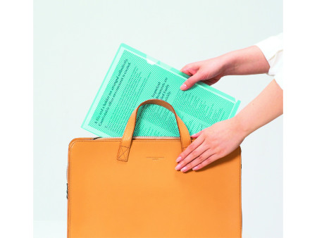 PLUS JAPAN Pochette transparente pour protection des données