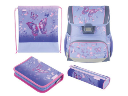 herlitz Cartable Loop Plus 'Butterfly Paradise'