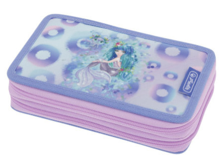 herlitz Etui scolaire double 'Mystic Mermaid', 23 pièces