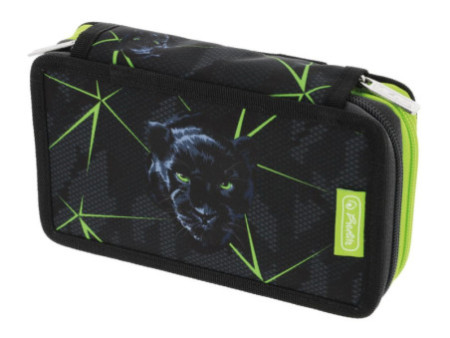 herlitz Etui scolaire double 'Wild Life', 23 pièces