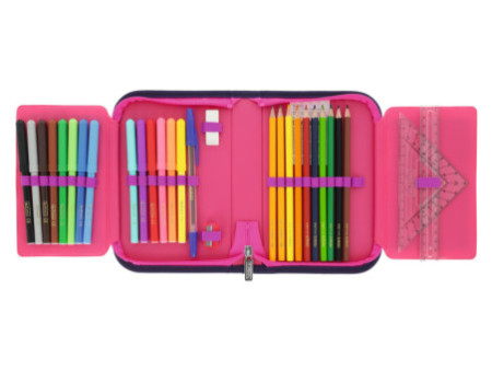 herlitz Etui scolaire 'Magic Unicorn', 31 pièces