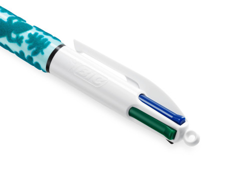 BIC Stylo à bille rétractable 4Colours Velours, présentoir