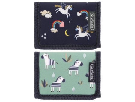 herlitz Porte-monnaie 'Zebra Unicorn Mix', polyester
