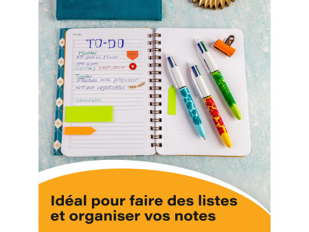 BIC Stylo à bille rétractable 4Colours Velours, présentoir
