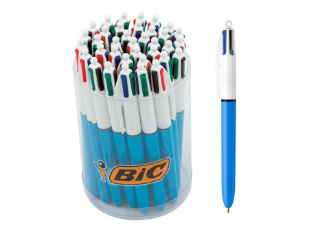 BIC Stylo à bille 4Colours Original, présentoir de comptoir