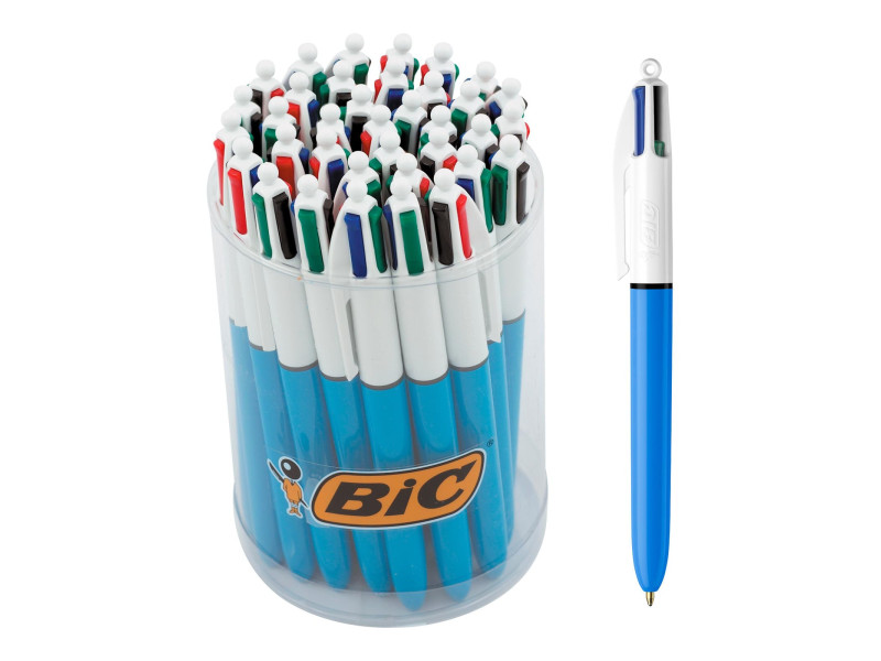 BIC Stylo à bille 4Colours Original, présentoir de comptoir