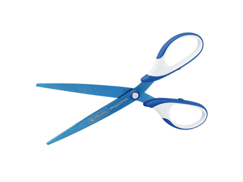 herlitz Ciseaux my.pen, pointu, bleu/blanc