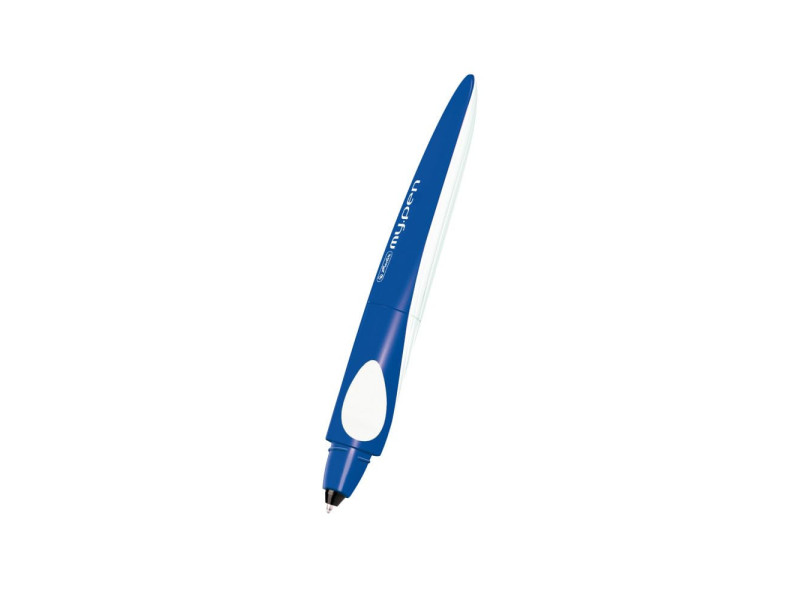 herlitz Stylo roller my.pen, bleu/blanc