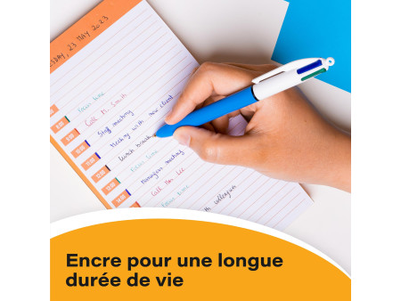 BIC Stylo à bille 4Colours Original, présentoir de comptoir