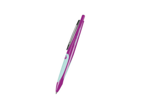 herlitz Stylo à bille rétractable my.pen, lilas/menthe