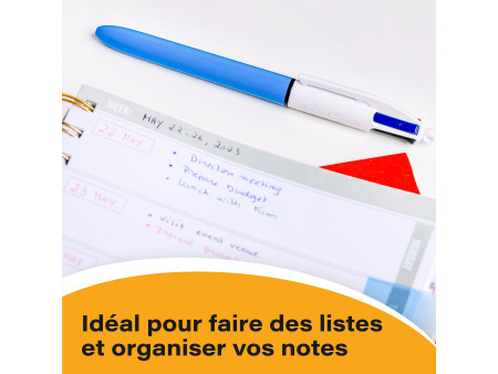 BIC Stylo à bille 4Colours Original, présentoir de comptoir