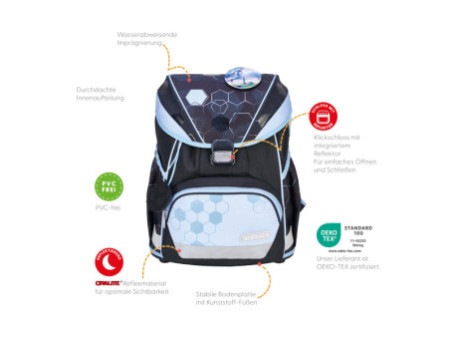 herlitz Cartable UltraLight XL Plus 'Cyber Soccer'