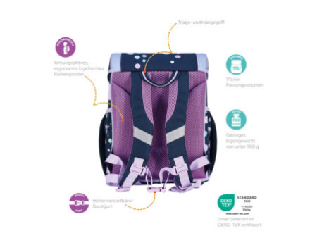 herlitz Cartable Loop Plus 'Unicorn Dreams'