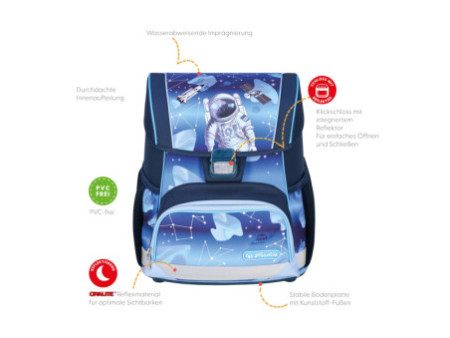 herlitz Cartable Loop Plus 'Cosmic Explorer'