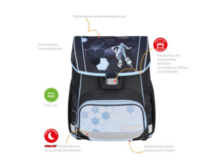 herlitz Cartable Loop Plus 'Cyber Soccer'