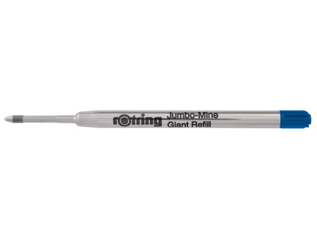 rotring Recharge Jumbo pour stylo à bille, M, bleu