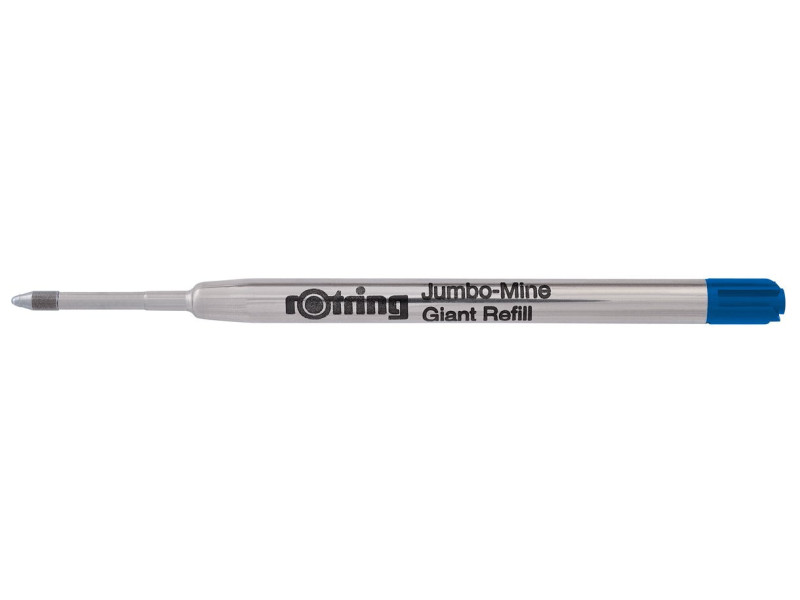 rotring Recharge Jumbo pour stylo à bille, M, bleu