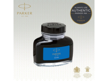 PARKER Flacon d'encre QUINK, contenu: 57 ml, bleu royal