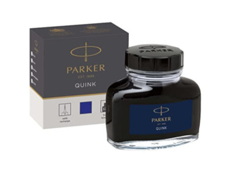 PARKER Flacon d'encre QUINK, contenu: 57 ml, bleu