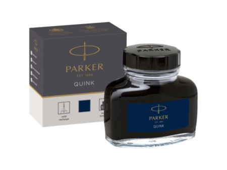 PARKER Flacon d'encre QUINK, contenu: 57 ml, bleu noir