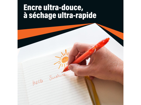 BIC Stylo à encre gel Intensity Quick Dry, violet