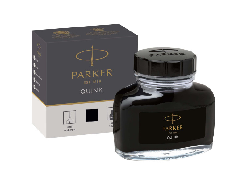 PARKER Flacon d'encre QUINK, contenu: 57 ml, noir