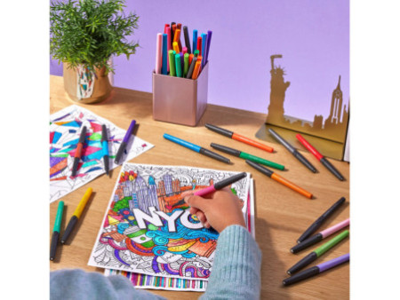 Paper:Mate Stylo feutre Flair METALLIC, blister de 6