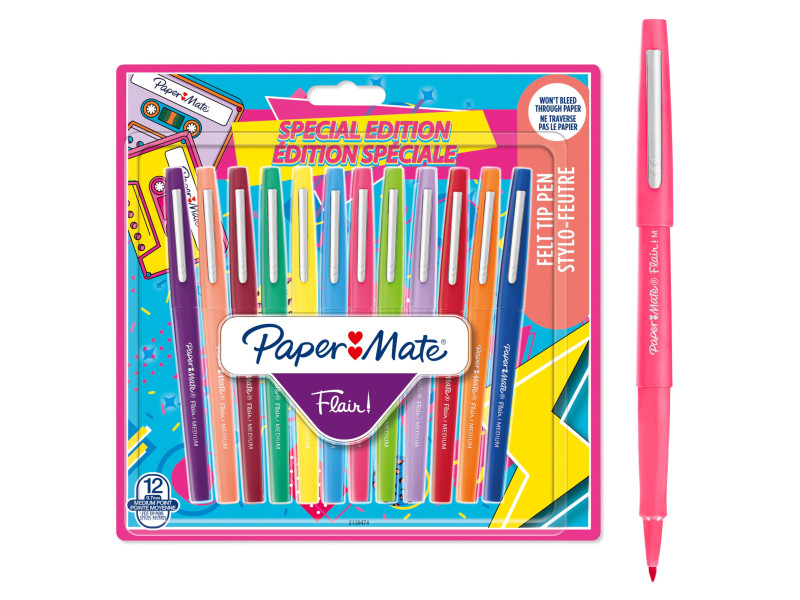 Paper:Mate Stylo feutre Flair RETRO, étui de 12