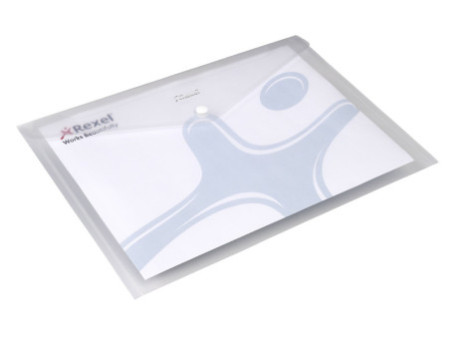 Rexel Pochette à documents, A4, PP, transparent