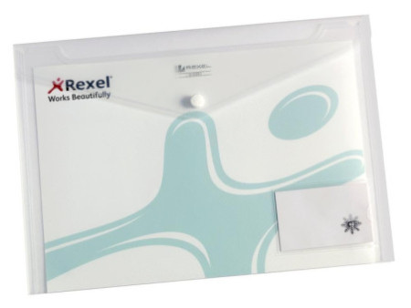 Rexel Pochette à documents, A4, PP, transparent
