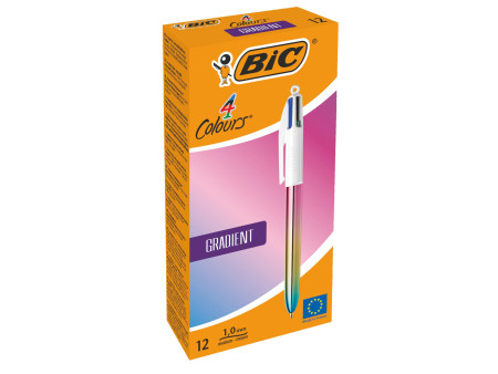 BIC Stylo à bille rétractable 4 Colours Gradient