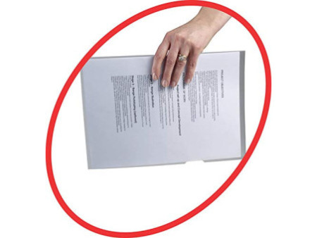 Rexel Pochette coin Anti-Slip, format A4, PP,incolore, 0,15m