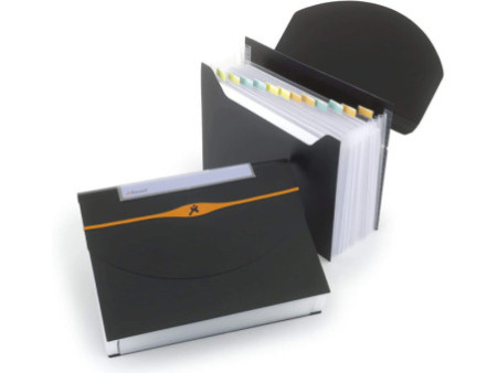 Rexel Porte-documents Optima, A4, 13 compartiments, PP, noir