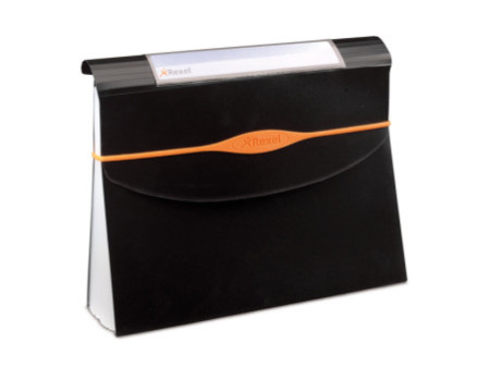 Rexel Porte-documents Optima, A4, 13 compartiments, PP, noir
