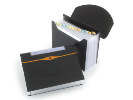 Rexel Porte-documents Optima, A4, 13 compartiments, PP, noir