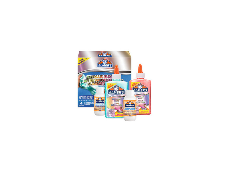 ELMER'S Slime Kit 'Metallic Slime Kit', 4 pièces