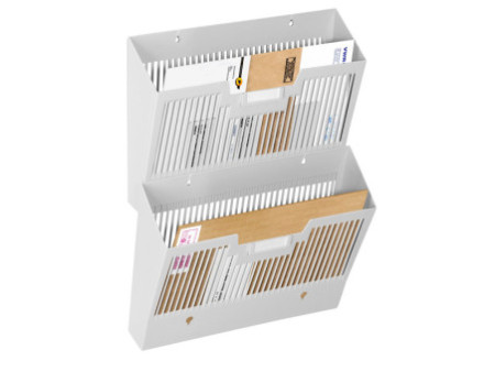 CEP Corbeille murale First, A4, 1 compartiment, gris