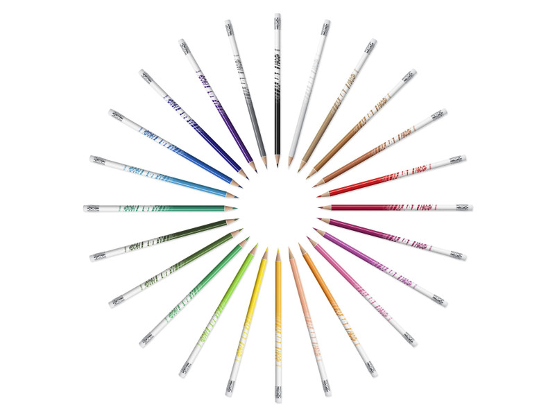 BIC KIDS Crayon de couleur EVOLUTION ILLUSION, gommable