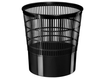 CEP Corbeille à papier Basic, 16 litres, noir