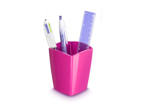 CEP Pot à crayons GLOSS, 2 compartiments, rose foncé